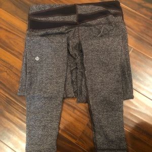 Lululemon Leggings Herringbone Pattern